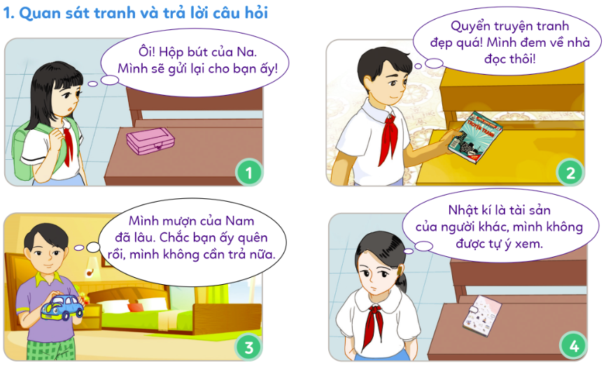 BÀI 7: EM TÔN TRỌNG TÀI SẢN CỦA NGƯỜI KHÁC