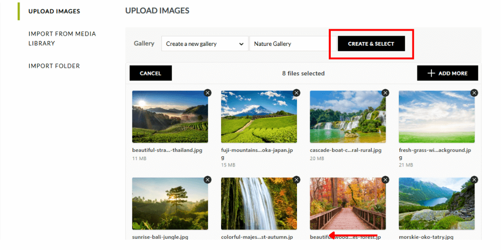 Create Gallery