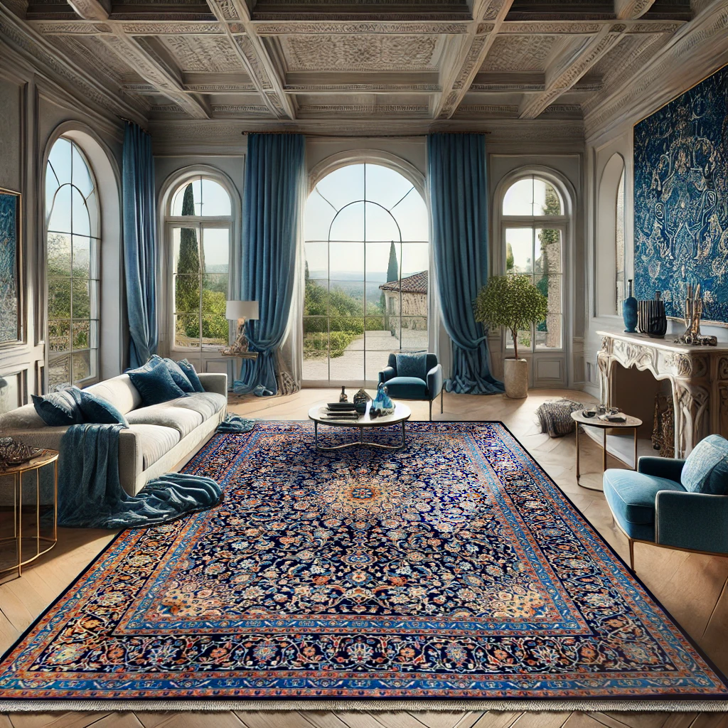 Transform Your Space with Blue Persian Rugs: A Splash of Color and Culture