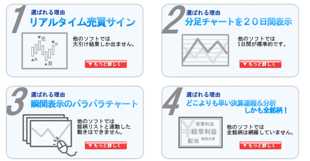 ストックボードの特徴
