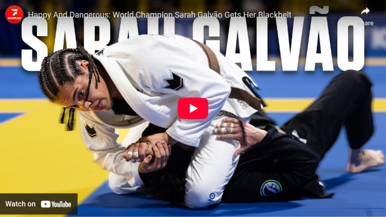 Happy And Dangerous: World Champion Sarah Galvão Gets Her Blackbelt 