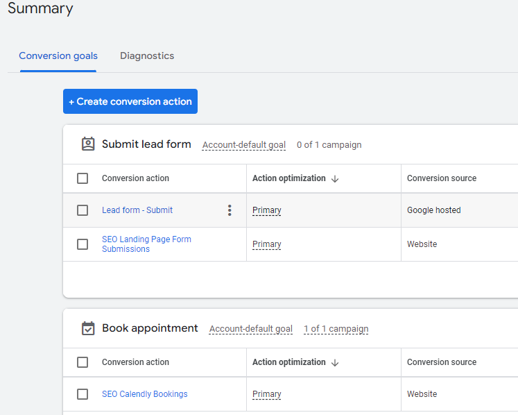 Creating Conversions