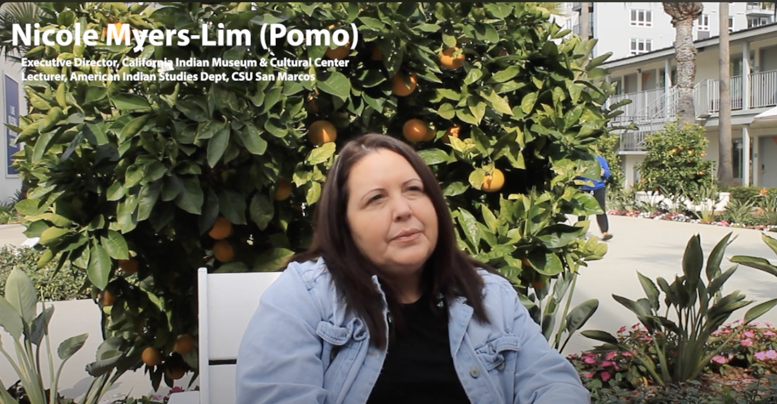 Nicole Lim is discussing an overview of teaching Food Sovereignty. 