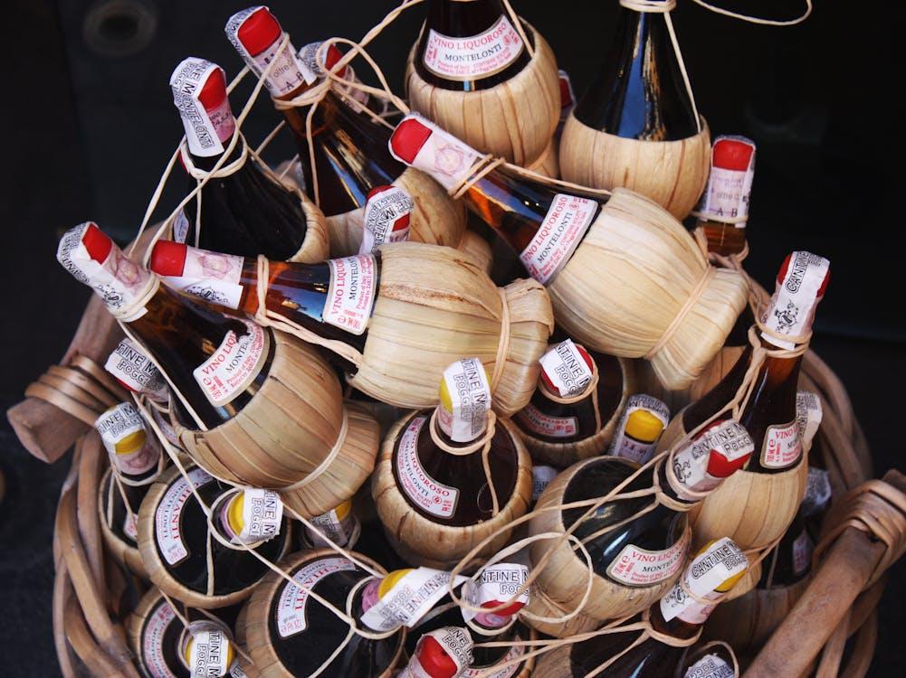 gratis Drankfles Lot Stockfoto