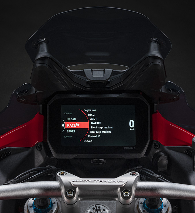 รถจักรยานยนต์ Ducati Multistrada V4 Pikes Peak