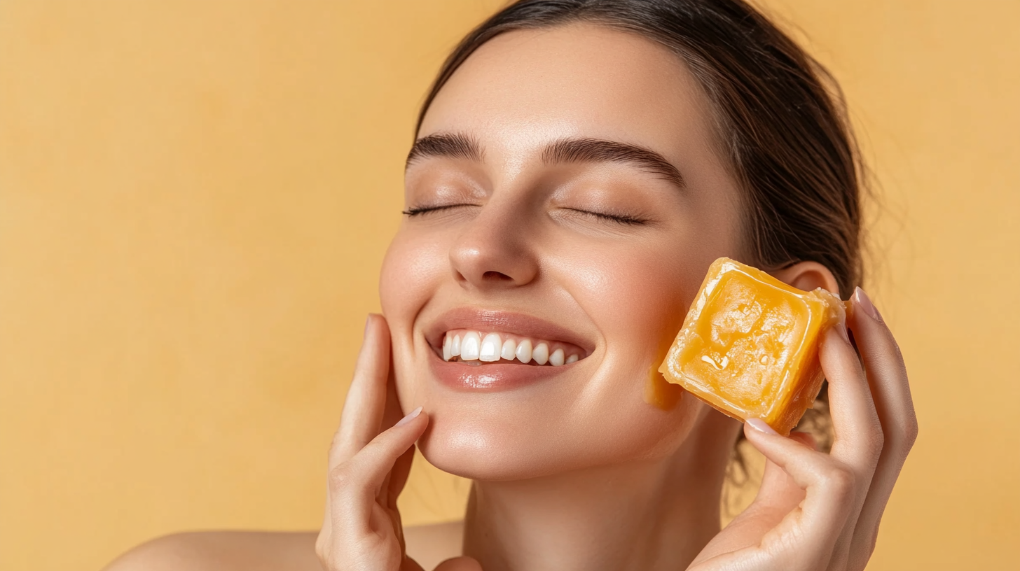 Beeswax for skin hydration, sealing in moisture while nourishing and softening skin