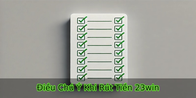 Lưu ý cần nắm khi rút thưởng tại trang cá cược