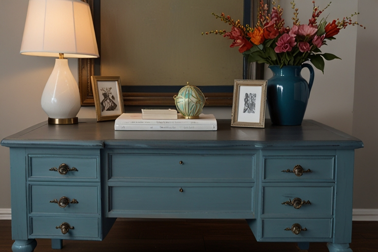 Brume Marine Chalk Paint Ideas for Desk