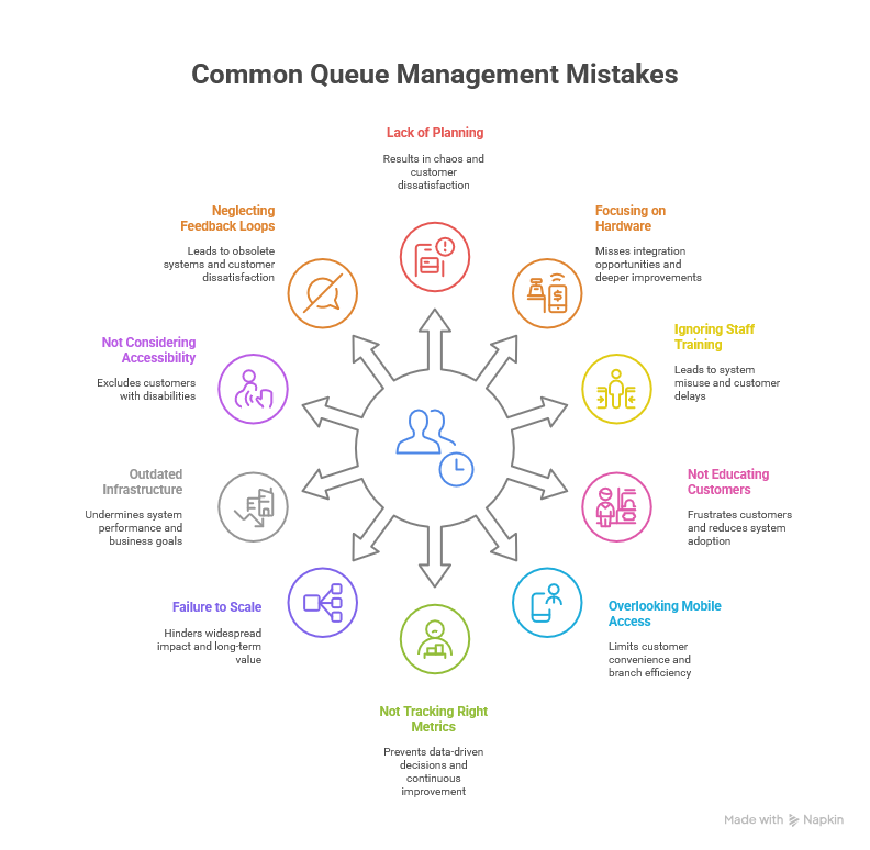 common queue management mistakes