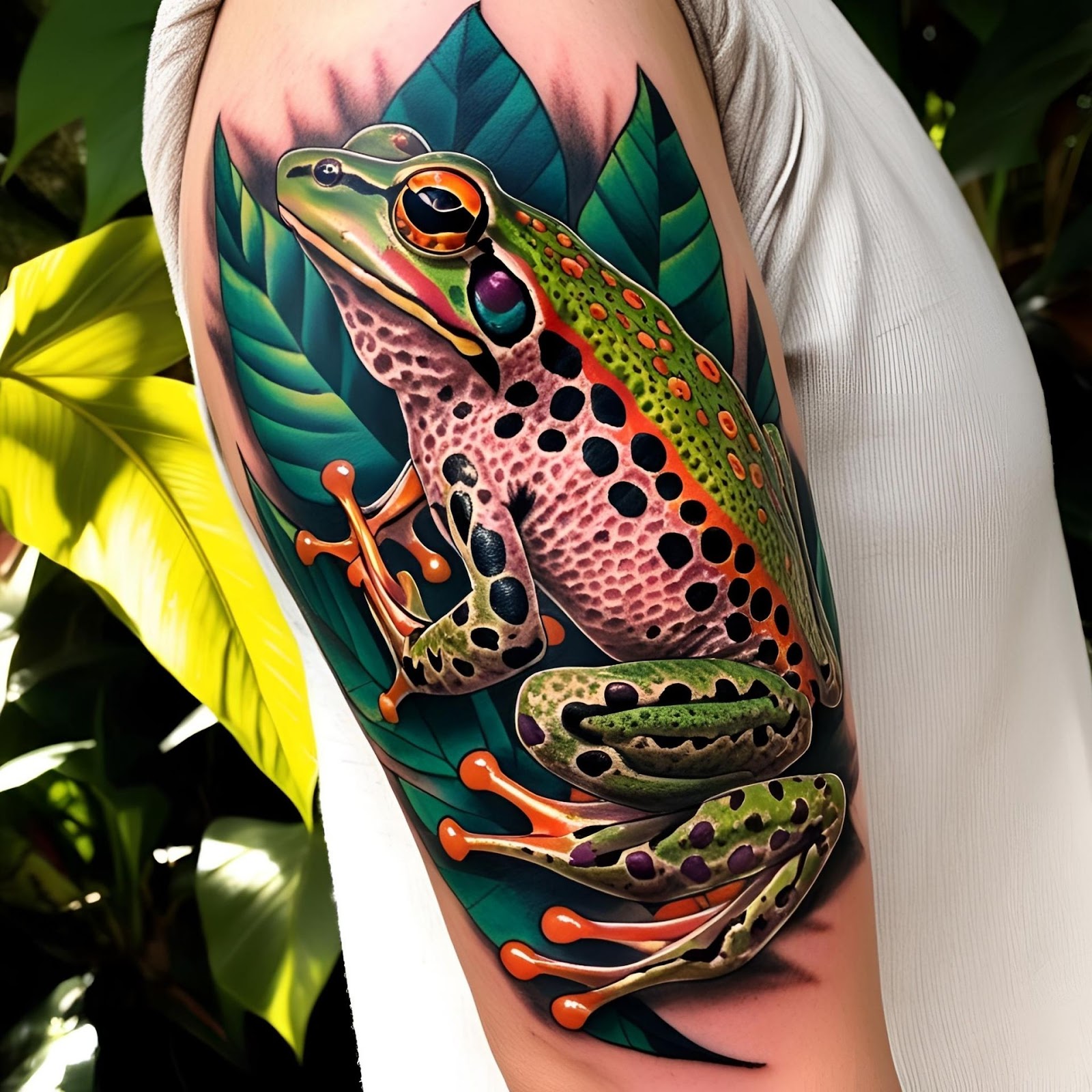 Poison Dart Frog Tattoo