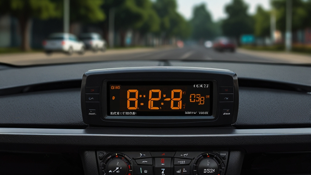 Baimoqi car digital clock instructions