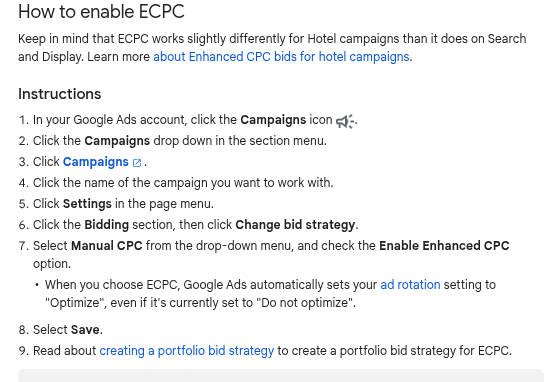 how to enable ECPC