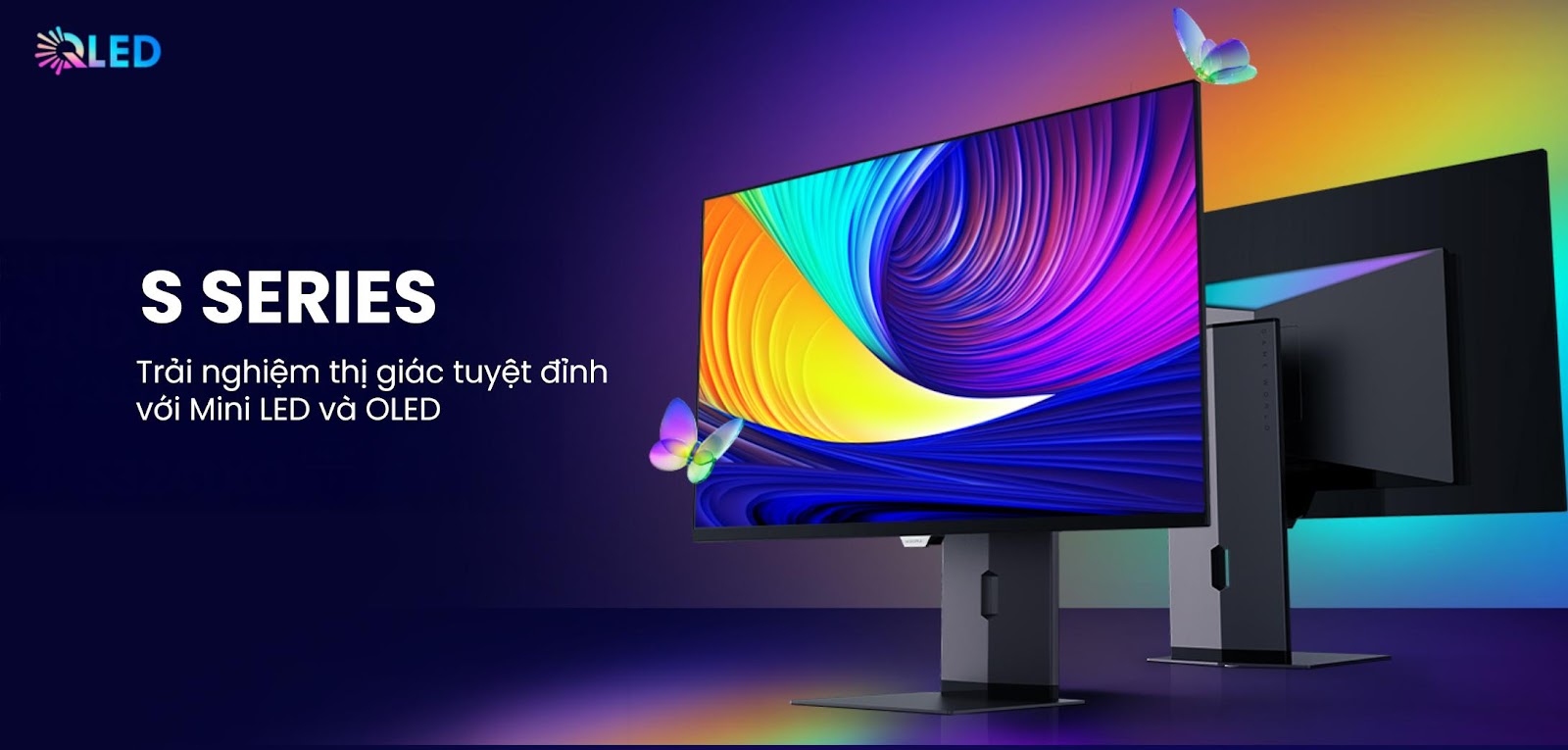 A computer monitor with a colorful design

AI-generated content may be incorrect.
