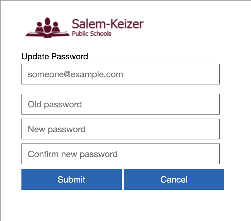 Salem Keizer password change portal 