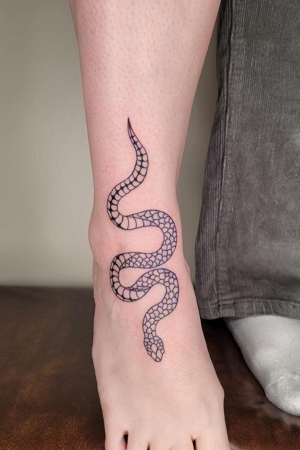 Snake Foot Tattoos
