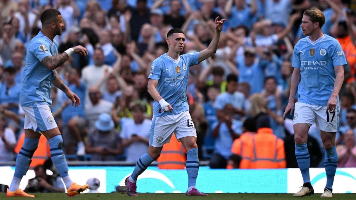 Phil Foden Fires Manchester City To Historic 4th Consecutive ...