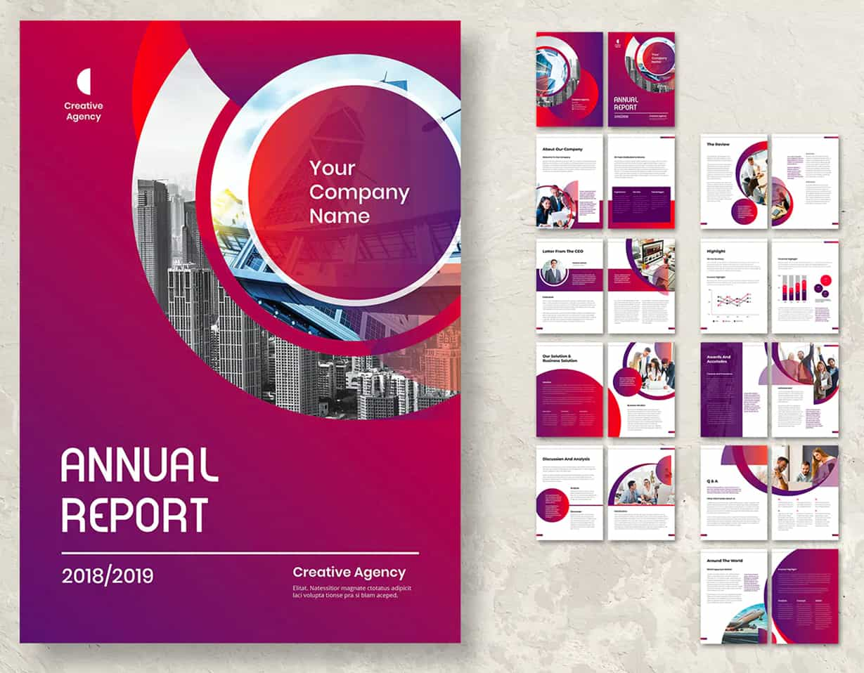 Annual Report PDFs Template