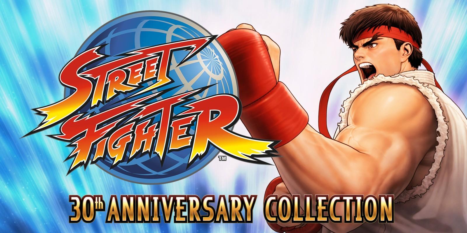 The Official Picture of Street Fighter 30th Anniversary Collection with Ryu, One of best arcade games for switch