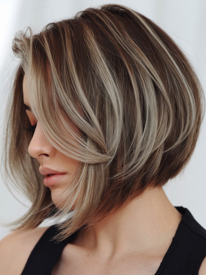 17. Inverted Cut for Brunettes