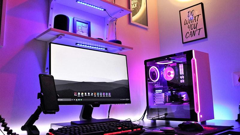 RGB LED Accent lighting for gaming Setup