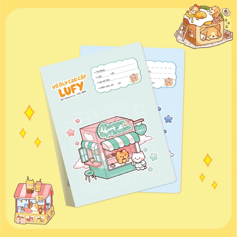 Vở 4 ô ly LUFY 48 trang Hải Tiến 1886 - Định lượng 100gsm – Thế giới văn phòng sản phẩm