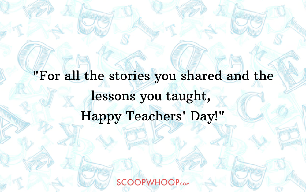 teachers day wishes to english teacher