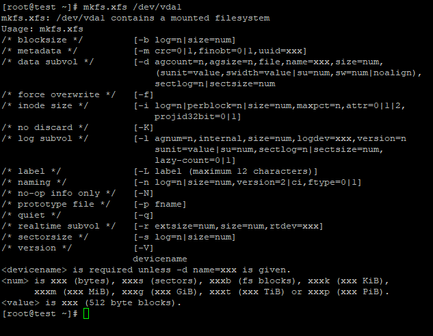 List Existing Partitions