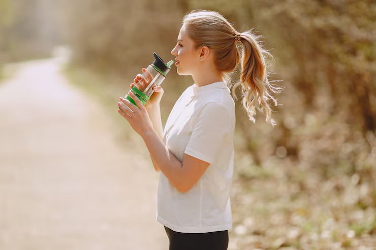 drinking water