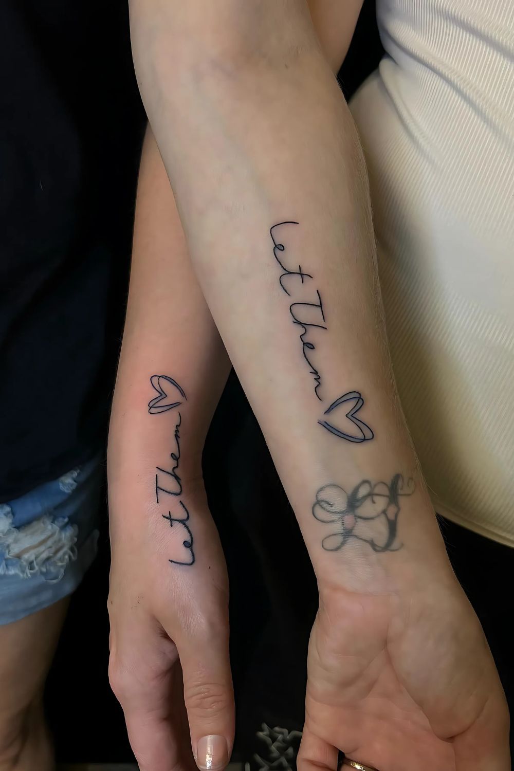 Let Them Matching Tattoos