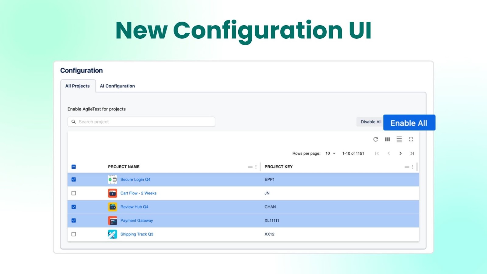 October 2024 Release - New Configuration UI