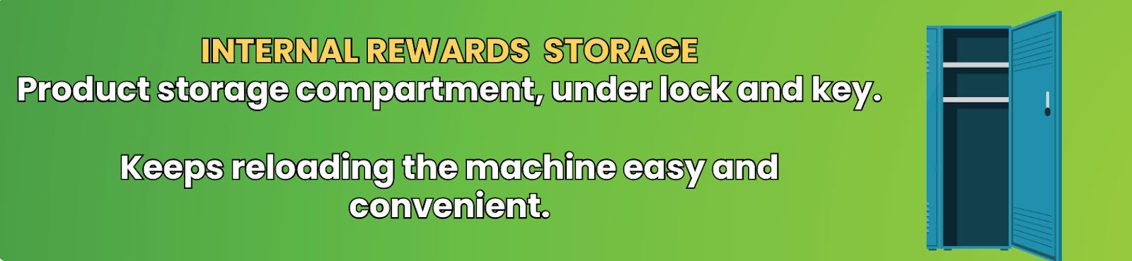 Internal Storage for Inchy's Bookworm Vending Machine