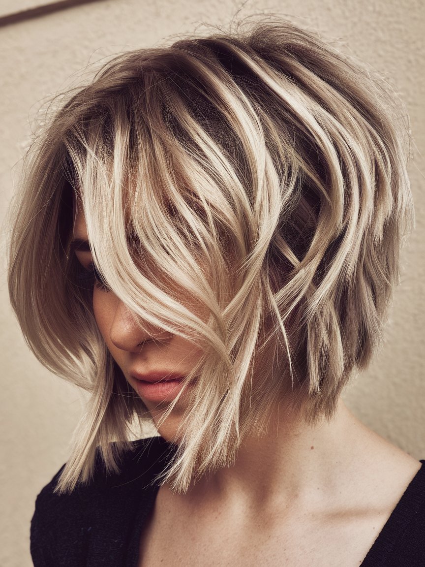 12. Razor Cut Bob