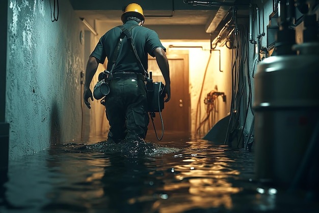 water damage restoration process