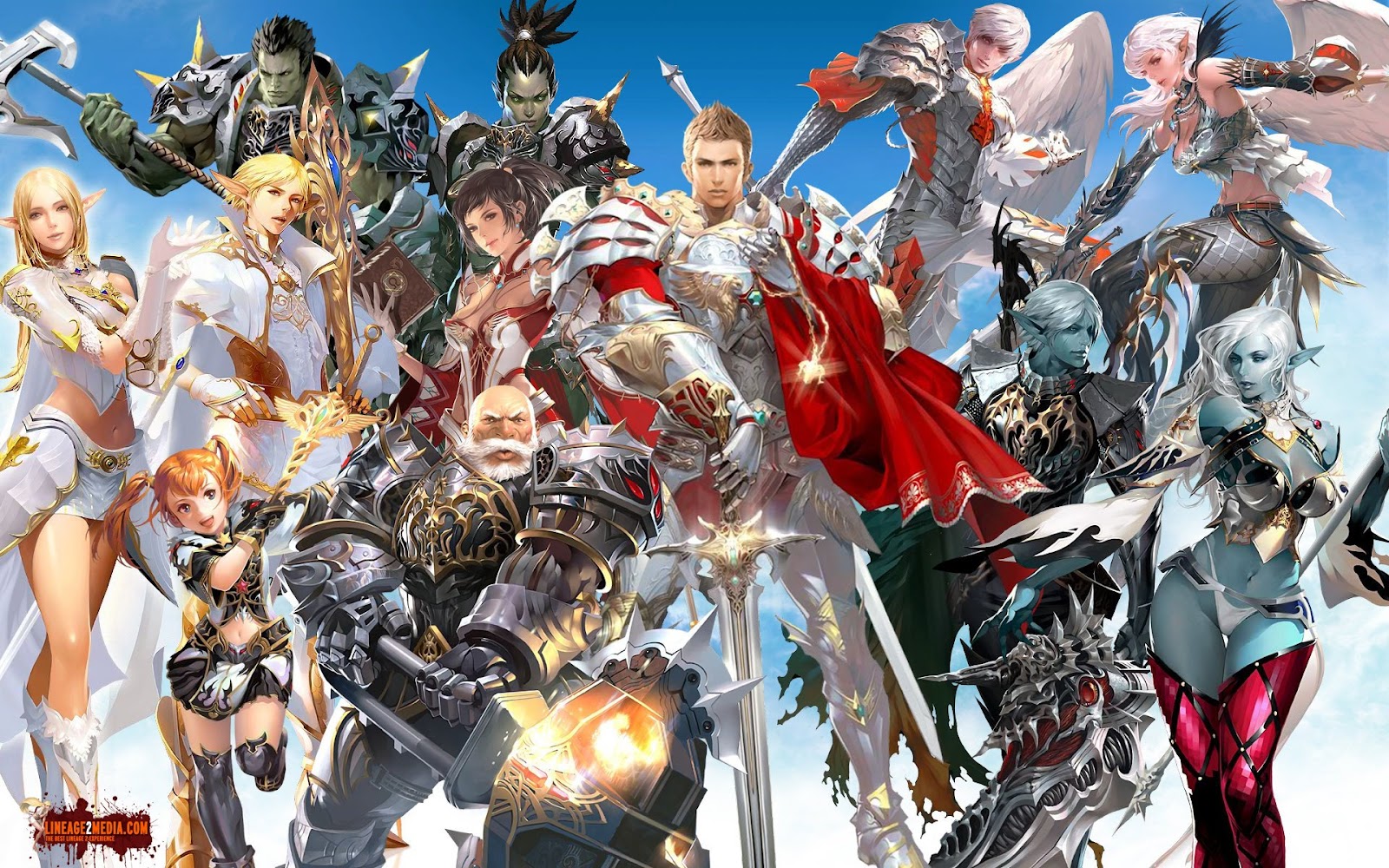 Download Lineage Video Game Lineage II HD Wallpaper by Lineage2Media