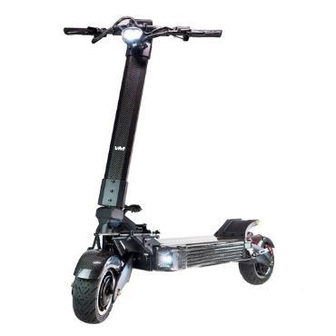 A black scooter with a handlebar

Description automatically generated