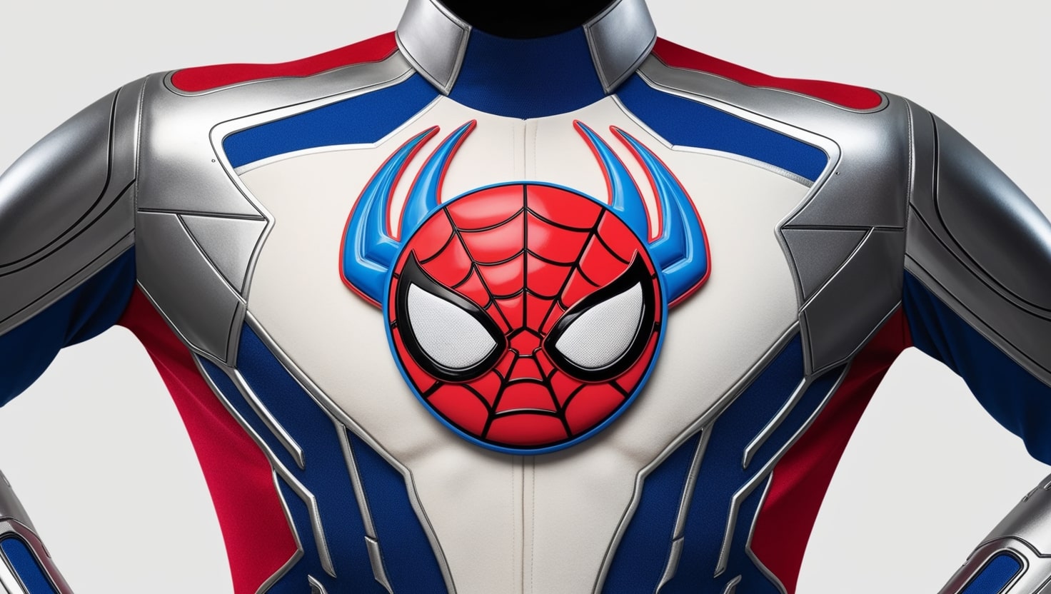 Puff Paint Spider Logo On Front Tasm2 Suit