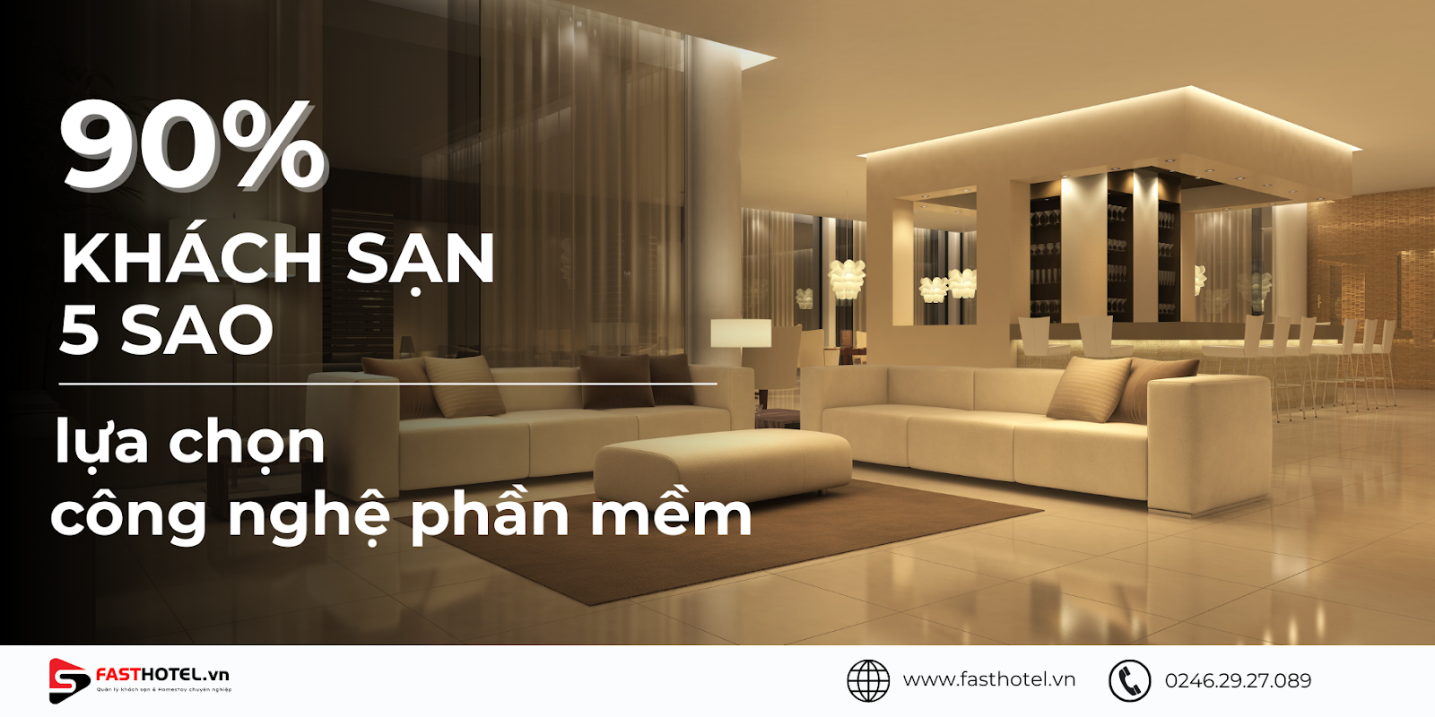 90% khách sạn 5 sao đều dùng công nghệ phần mềm