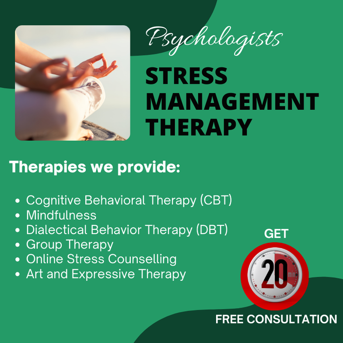 Stress Management Therapy: CBT, Mindfulness, DBT, Group Therapy, Online Stress Counselling & More.