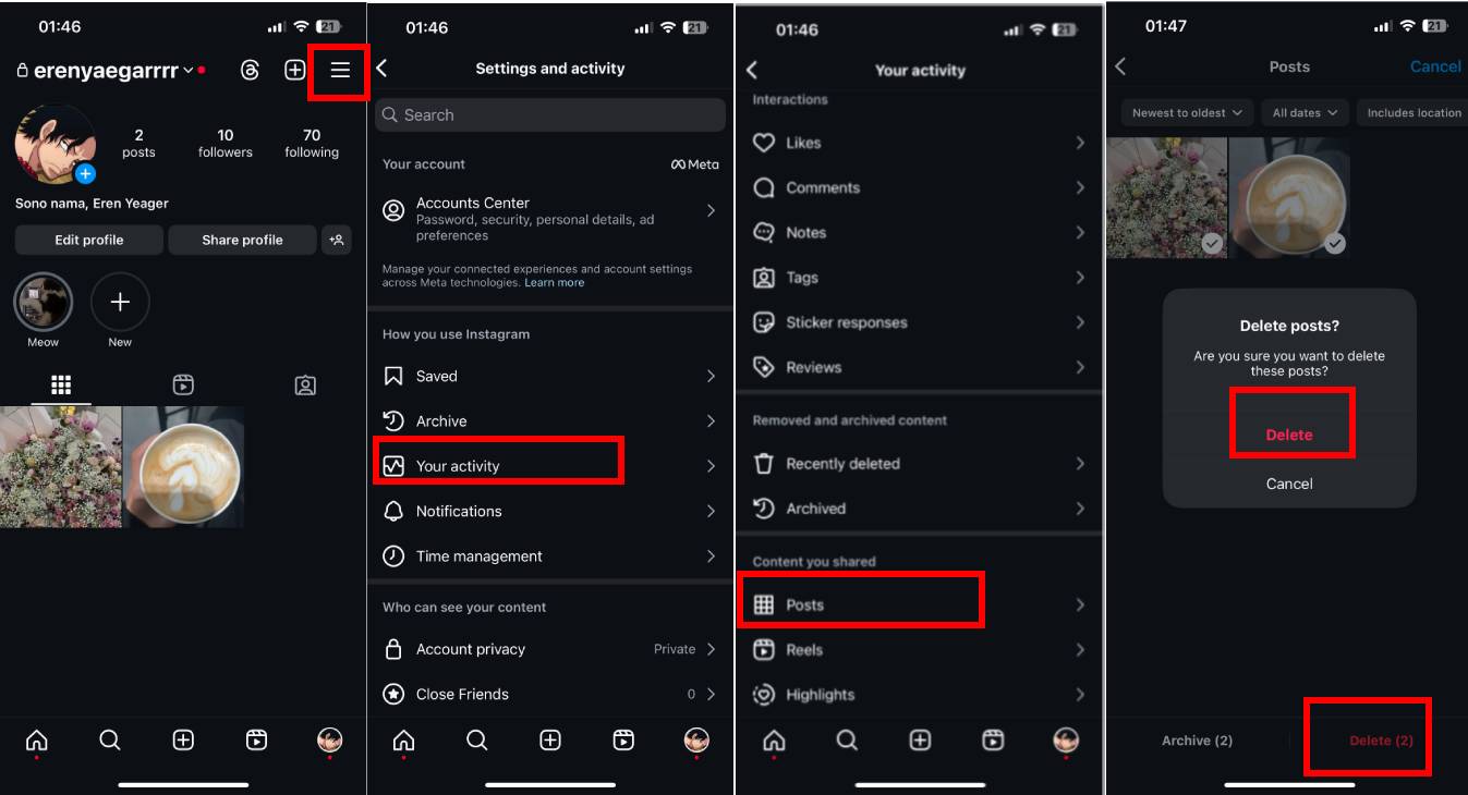 How to Delete Multiple Posts on Instagram