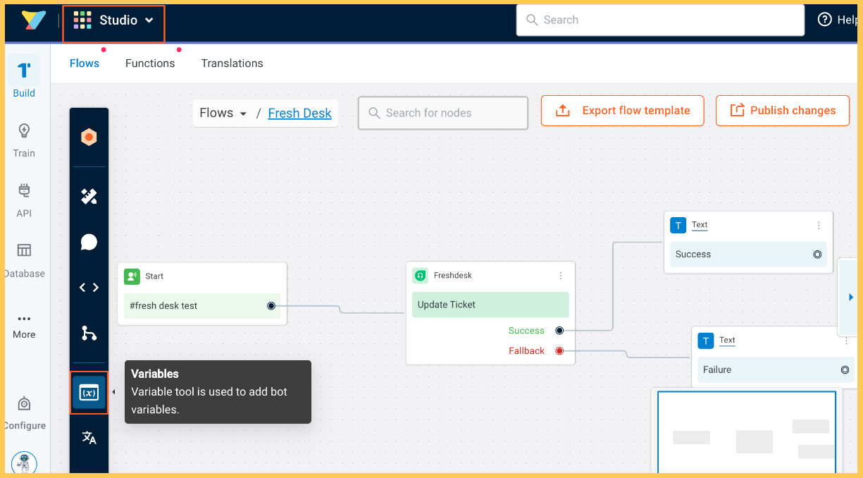  Yellow.ai's dashboard