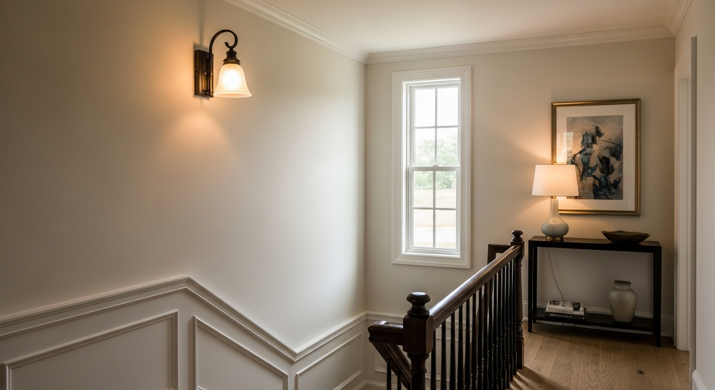 stair landing lighting