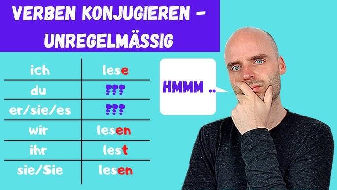 Verben konjugieren - unregelmäßig | Learn German | Deutsch lernen - YouTube