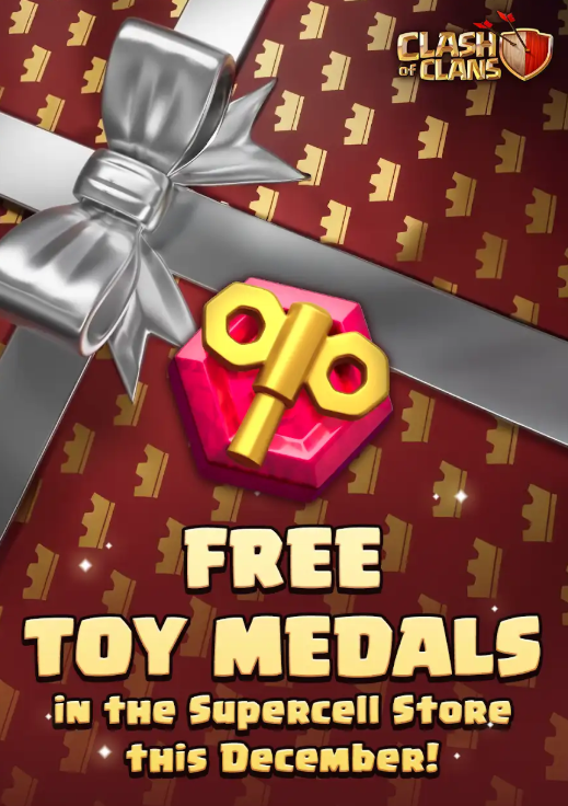 Supercell Offers Players 100 Free Toy Medals - Here