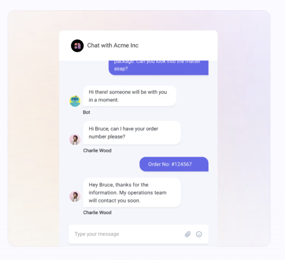 Enable real-time conversations with customers with Hiver Live Chat