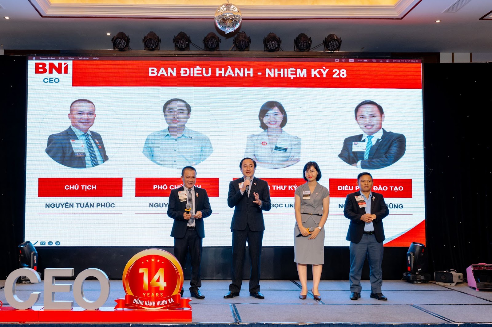 Các đại diện Ban Điều hành - Nhiệm kỳ 28 của BNI CEO Chapter