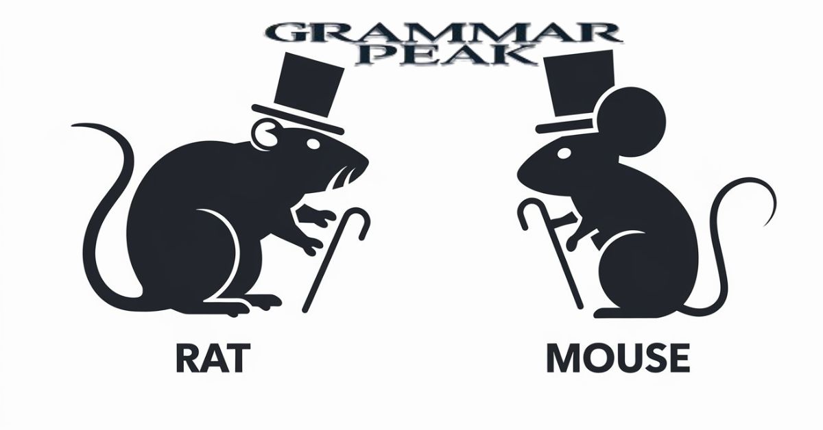 What’s the Difference between “Rat” and “Mouse”?