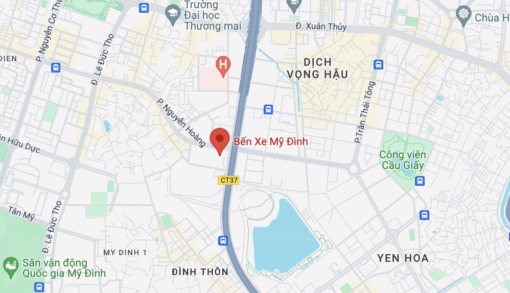 pick up drop off point of quang dao bus