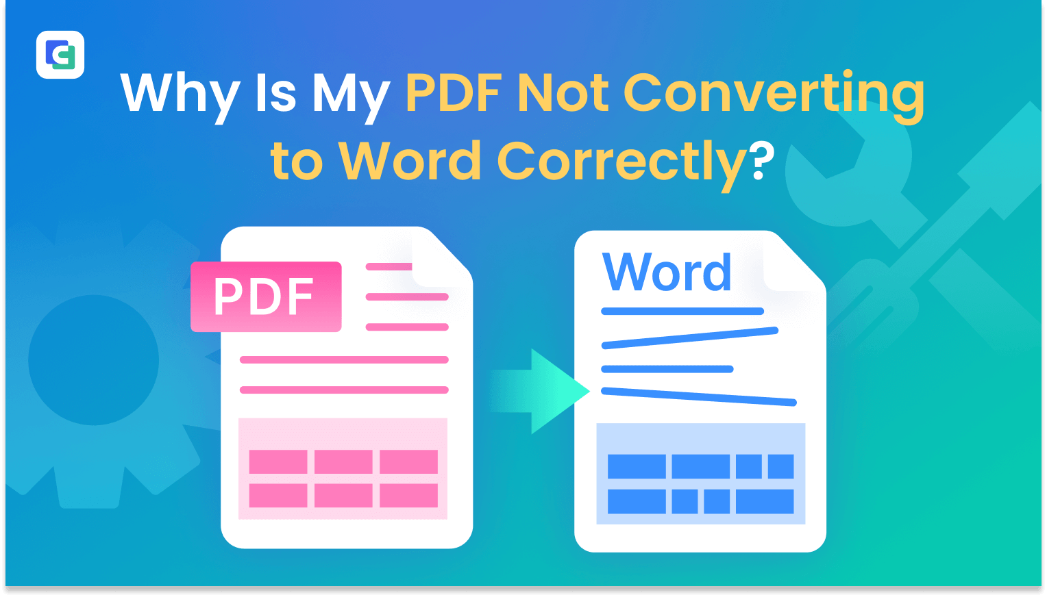 why pdf not converting to word correctly