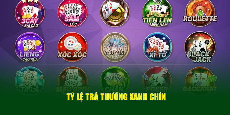 Tỷ lệ trả thưởng xanh chín