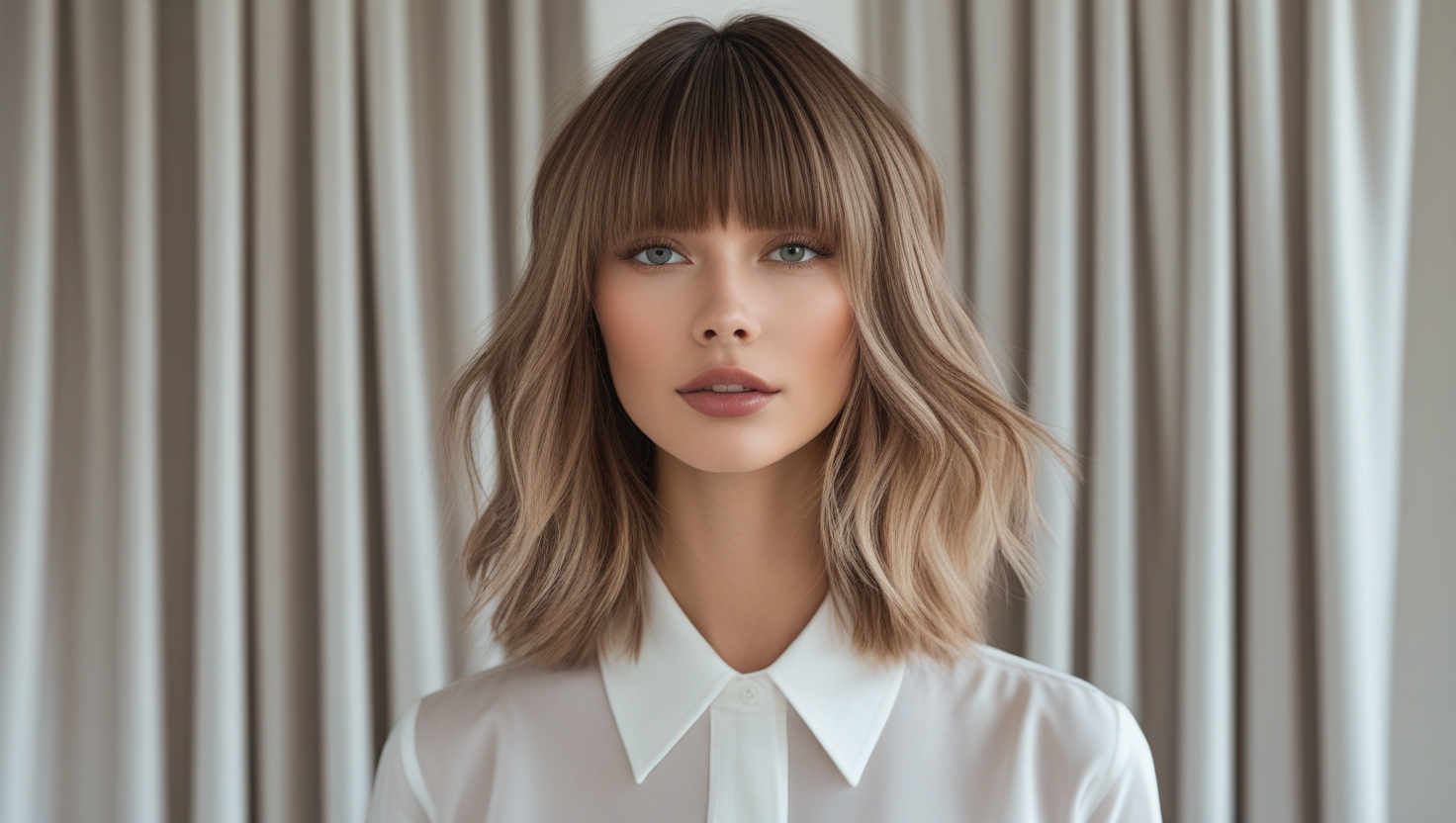 Layers with Bangs on Curtains